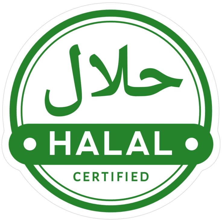 About halal certified sticker